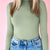 Long Sleeve Turtleneck T-Shirt Sage