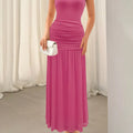 Ruched Maxi Cami Dress