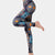 Printed High Waist Active Leggings Orange