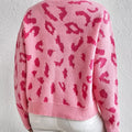 Leopard Mock Neck Sweater