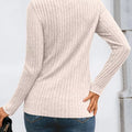 Ribbed Long Sleeve T-Shirt