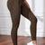 High Waistband Long Active Pants Chocolate