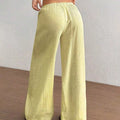 Full Size Drawstring Wide Leg Pants Plus Size