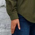 Corduroy Button-Up Shirt